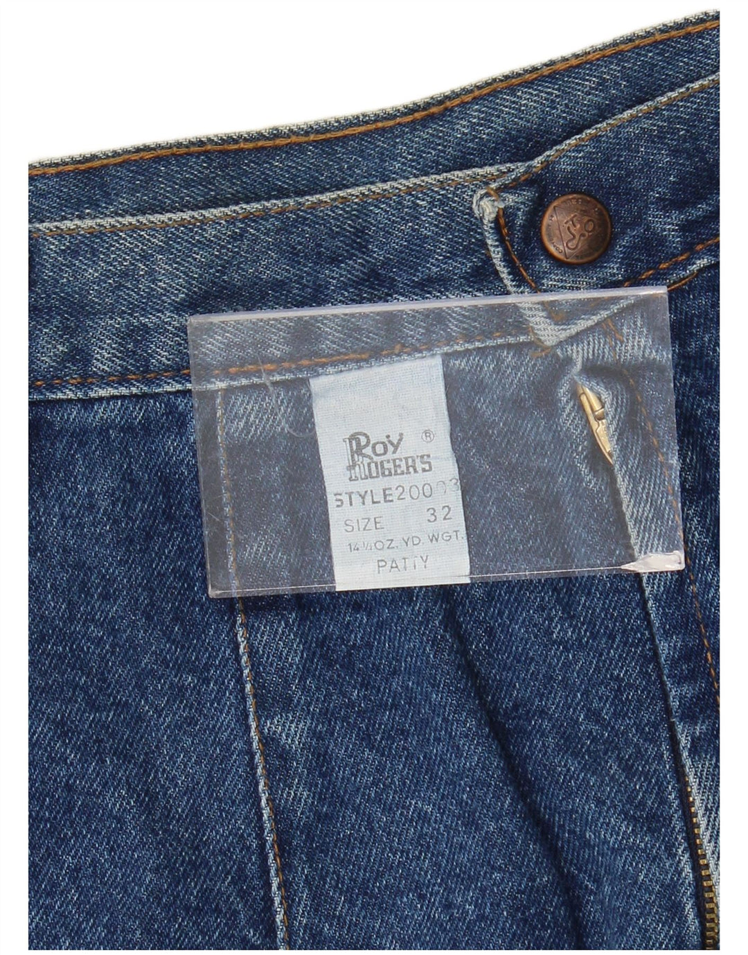 Gonna in denim da donna ROY ROGERS W32 grande cotone blu