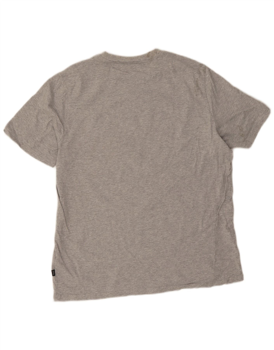 T-shirt grafica da uomo Puma grande in cotone grigio