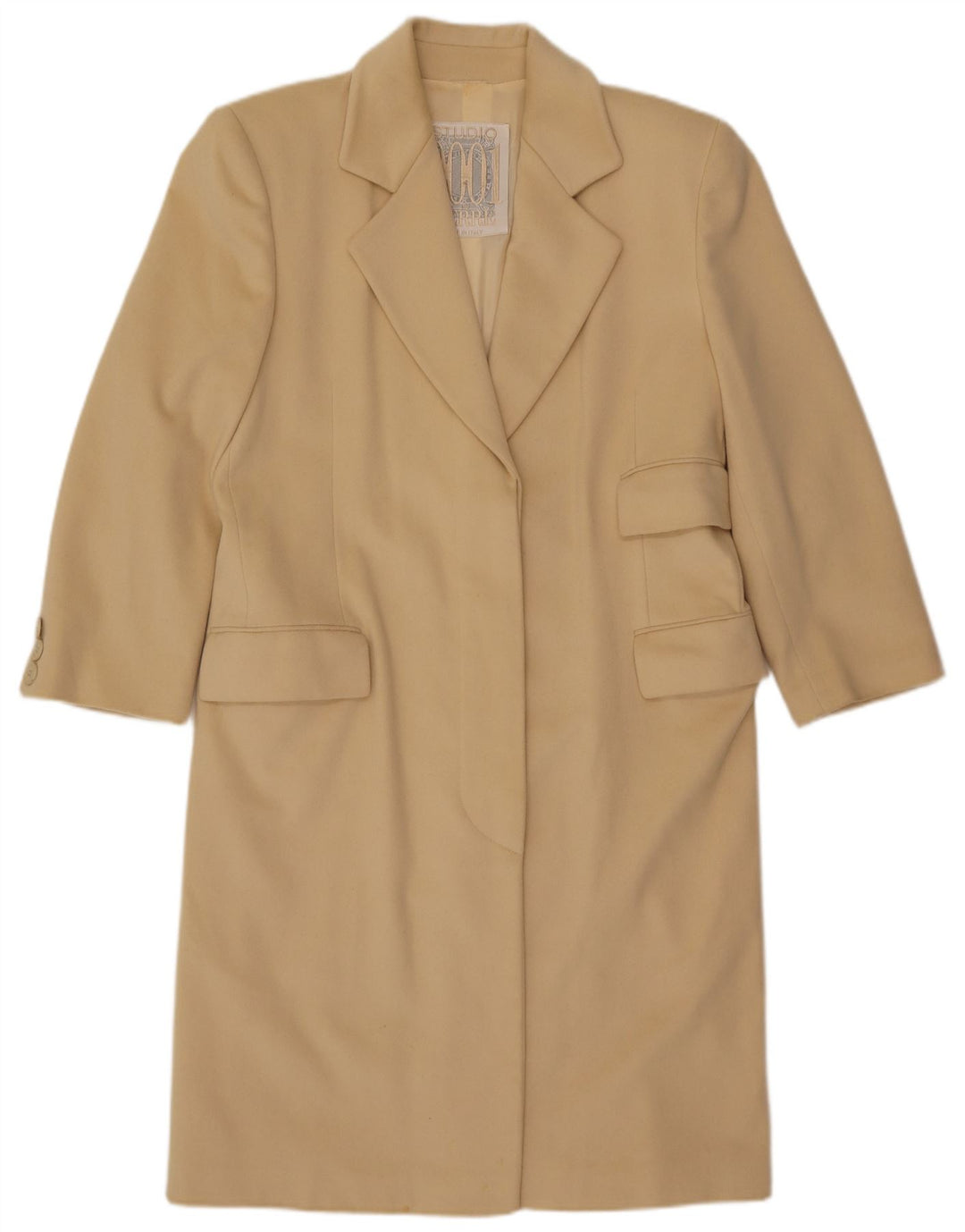 Cappotto da donna Ferre UK 14 beige medio