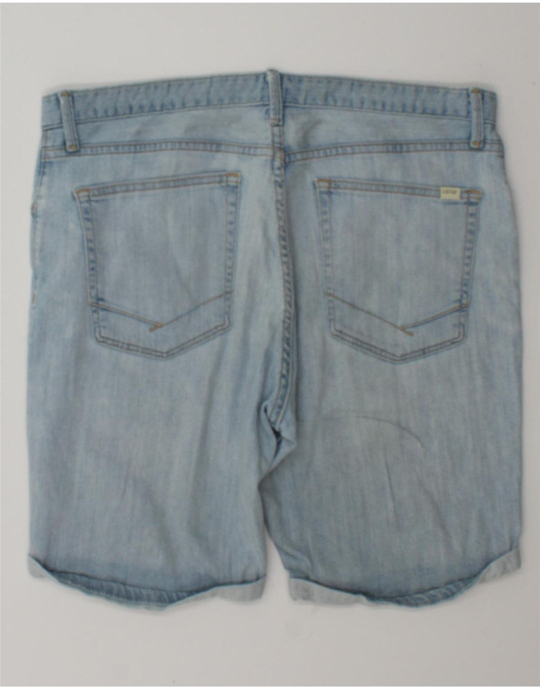 Pantaloncini di jeans da uomo Vans W34 Large in cotone blu