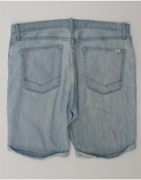 Pantaloncini di jeans da uomo Vans W34 Large in cotone blu
