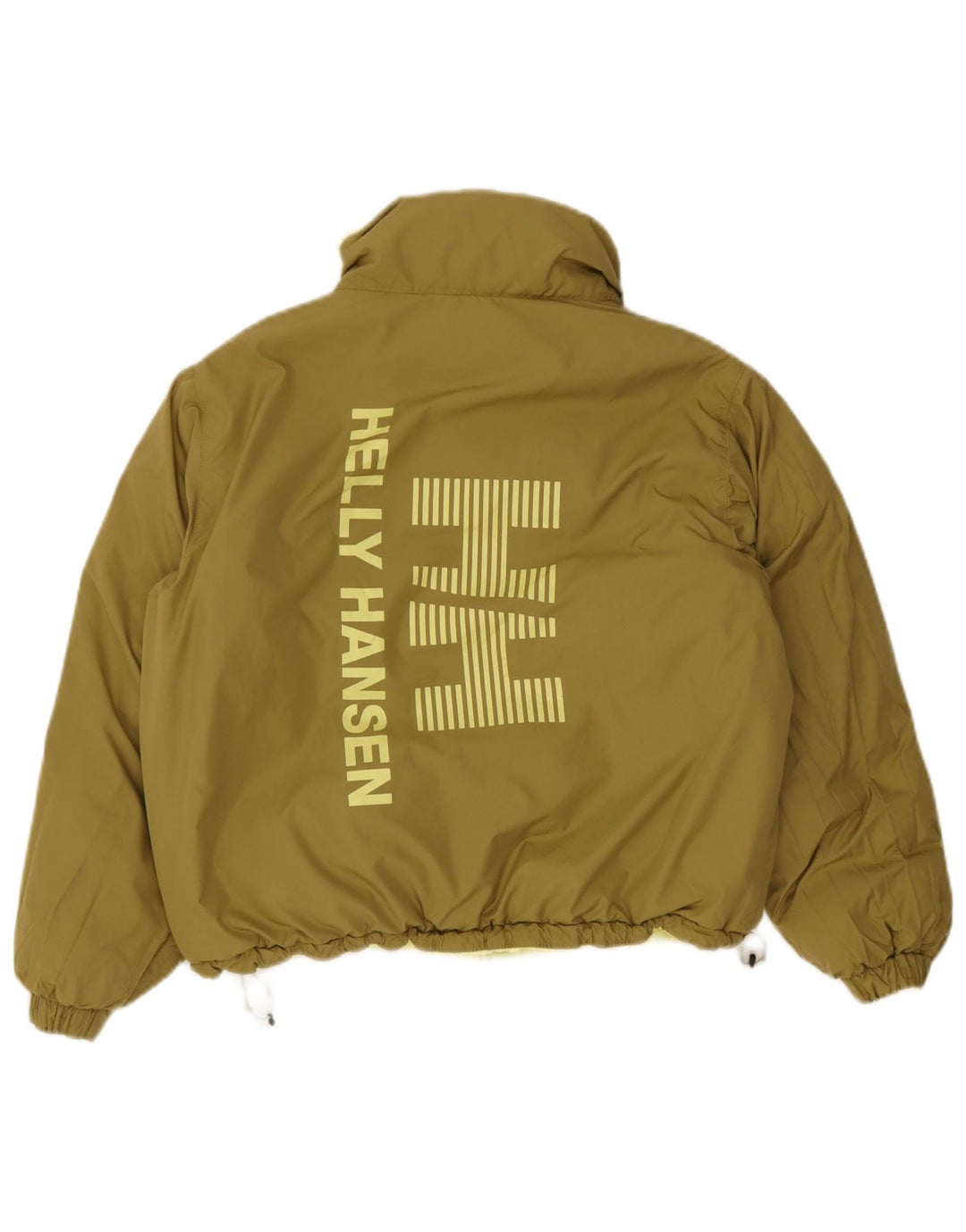 Giacca imbottita corta grafica da donna Helly Hansen UK 14 media cachi