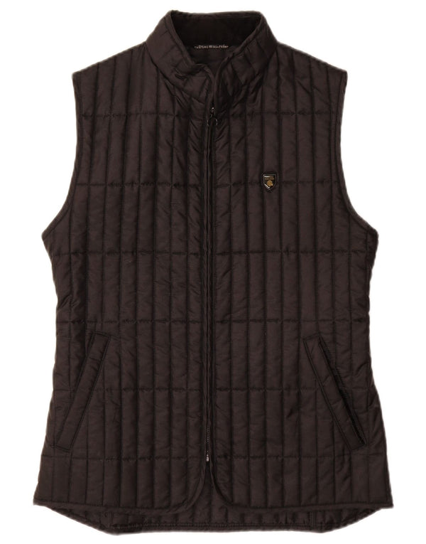 Gilet trapuntato da donna Chateu Beau Cedre UK 12 medio nero in poliammide