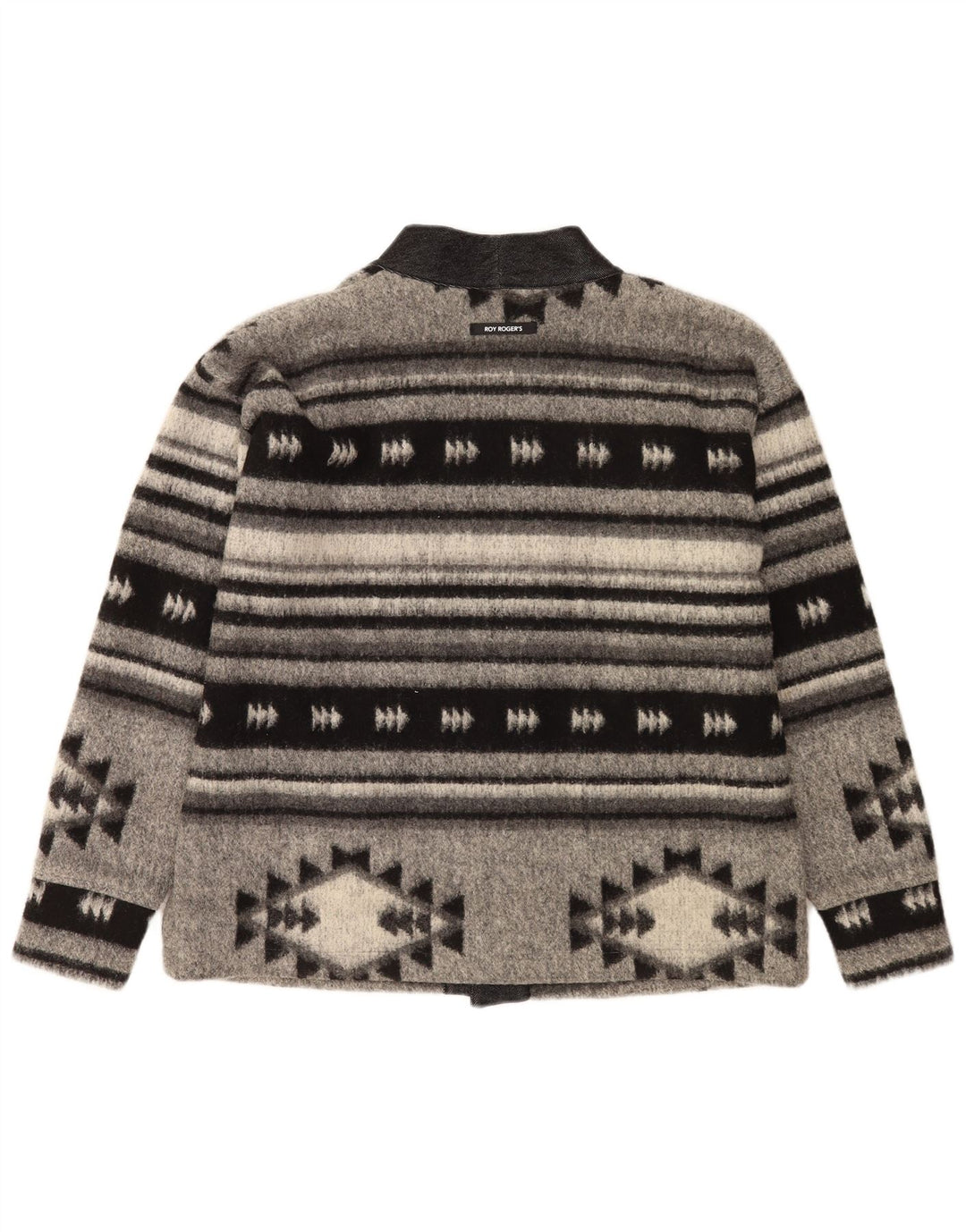 Maglione cardigan oversize da donna Roy Rogers IT 42 Grigio medio geometrico