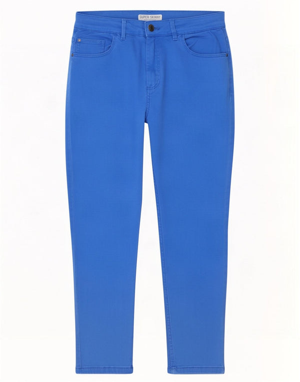 Jeans skinny Capri da donna Marks & Spencer UK 12 medio W30 L21 cotone blu