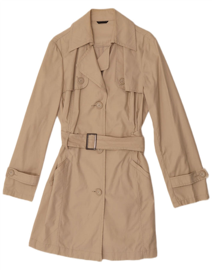 Trench Donna Sisley IT 46 Large Beige Cotone