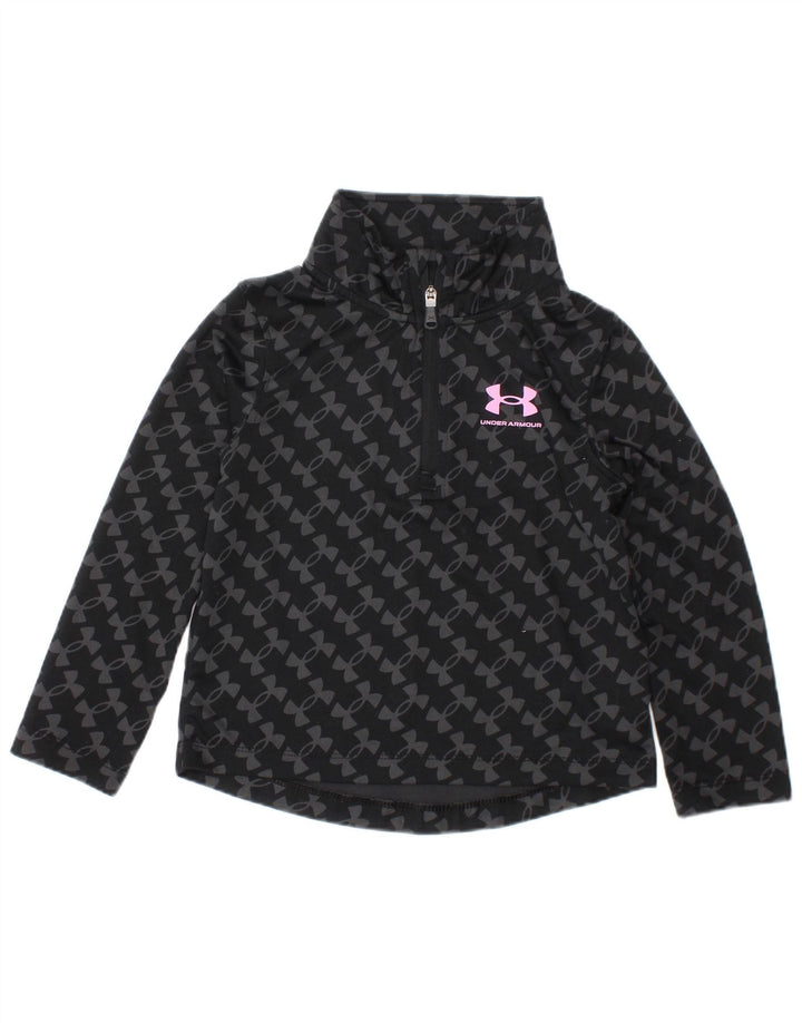 Top della tuta pullover per bambina Under Armour 12-18 mesi nera