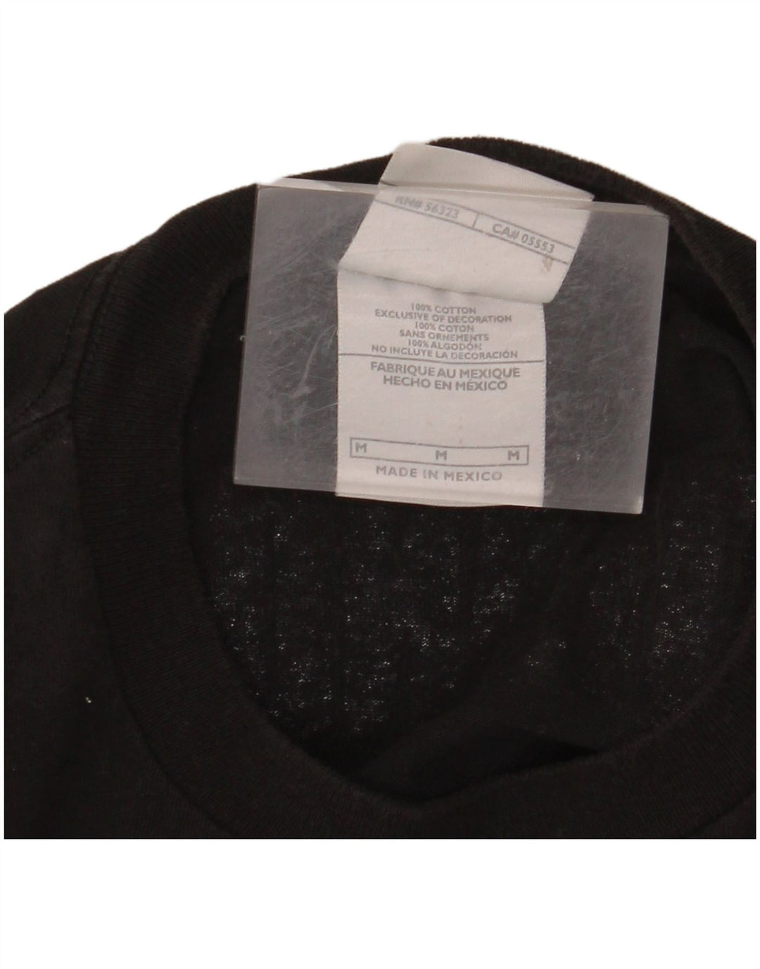 T-shirt grafica da uomo NIKE Top in cotone nero medio