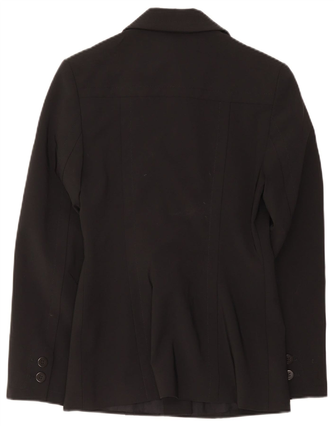Giacca blazer da donna a 1 bottone Karen Millen UK 8 piccola in poliestere nero