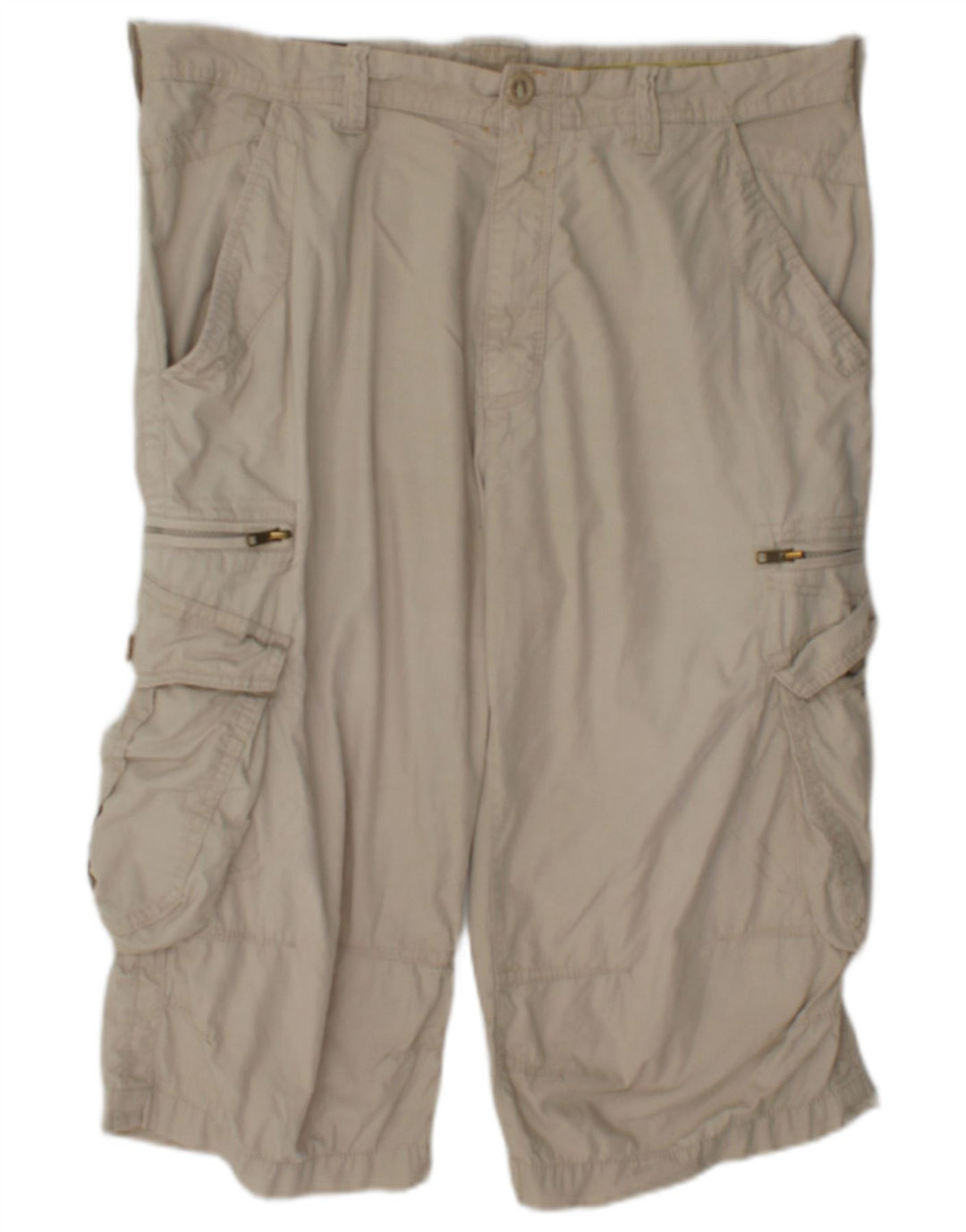 Pantaloncini cargo Marks & Spencer da uomo blu Harbour W36 grandi cotone beige