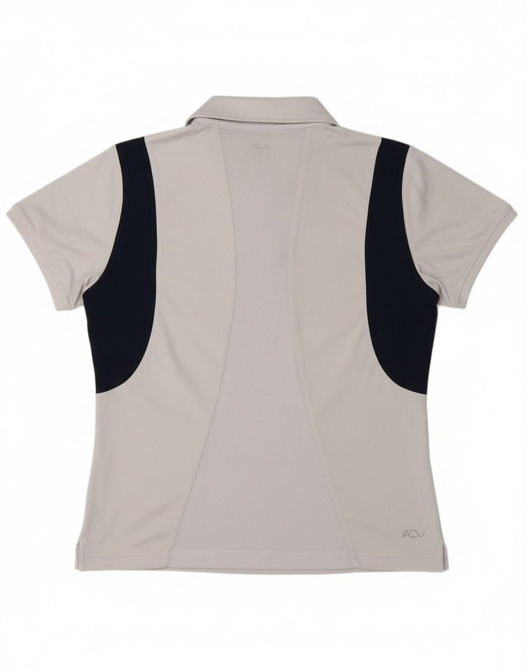 ELLESSE Womens Polo Shirt UK 12 Medium Blue Colourblock Polyester Vintage Ellesse and Second-Hand Ellesse from Messina Hembry 