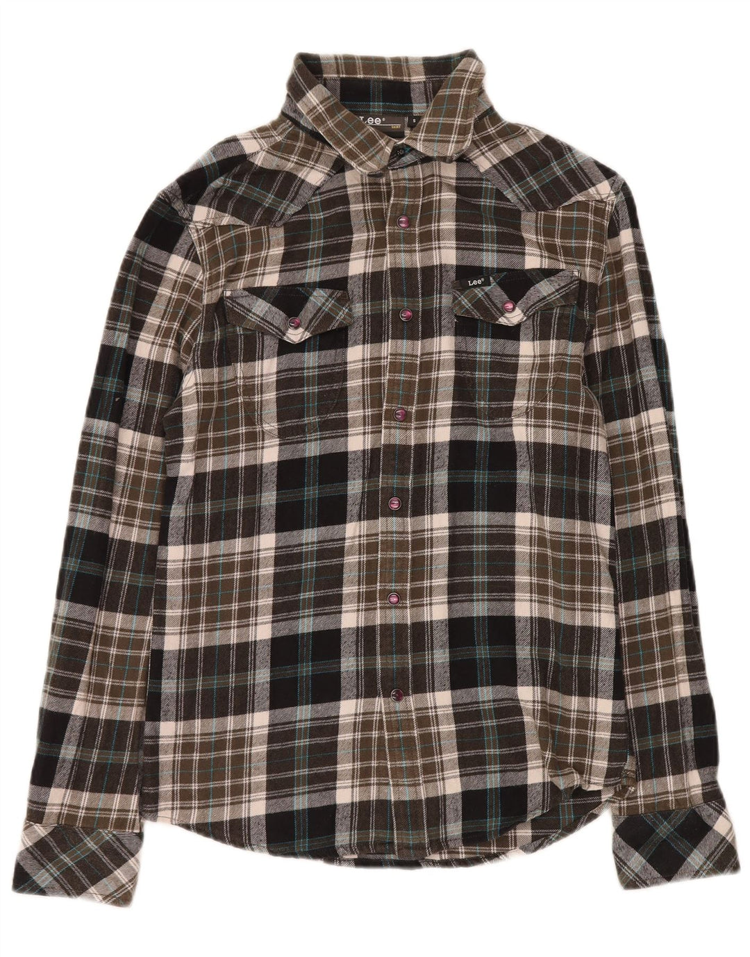 Camicia da uomo in flanella LEE piccola in cotone a quadri multicolore