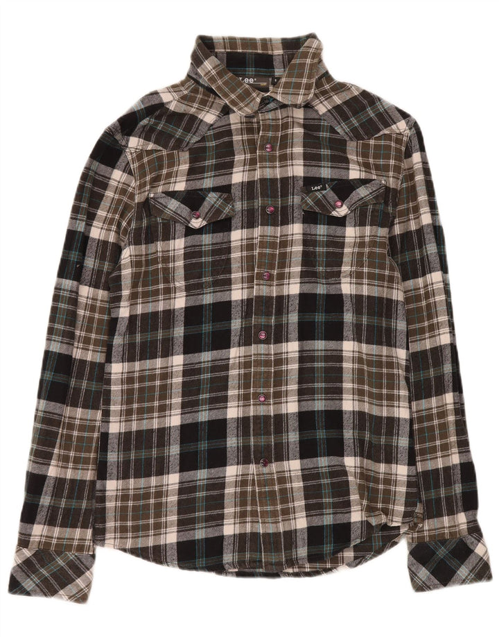 Camicia da uomo in flanella LEE piccola in cotone a quadri multicolore