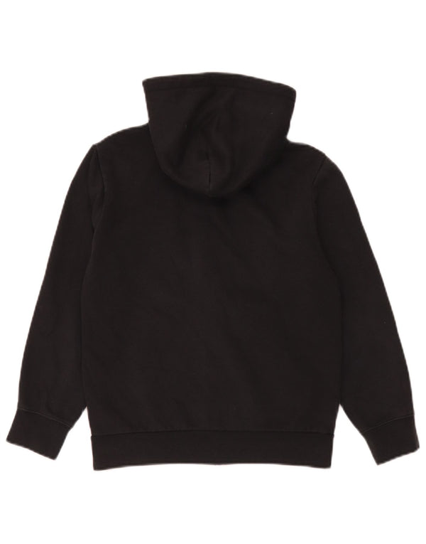 Maglione con cappuccio e zip grafica Champion da ragazzo 9-10 anni in cotone nero medio