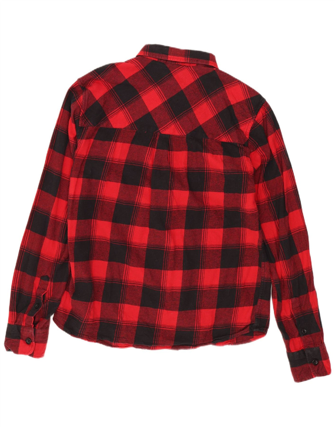 Camicia da uomo in flanella di Mountain Warehouse in cotone a quadri rosso medio