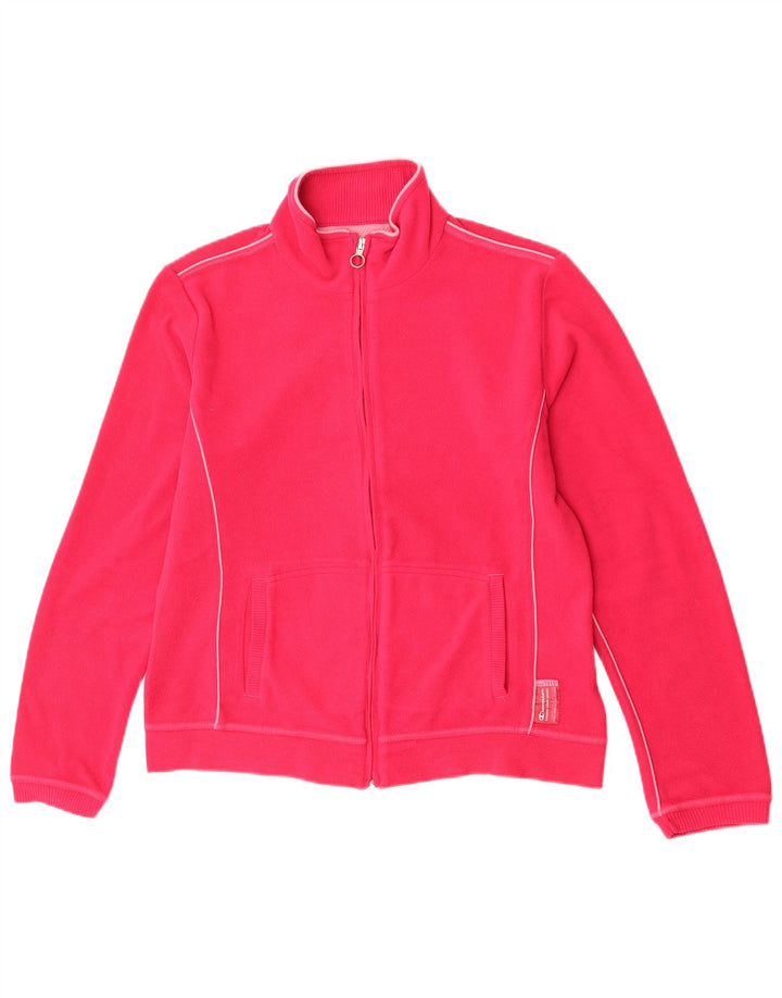 Giacca in pile con zip da donna Champion UK 16 Large Rosa Poliestere