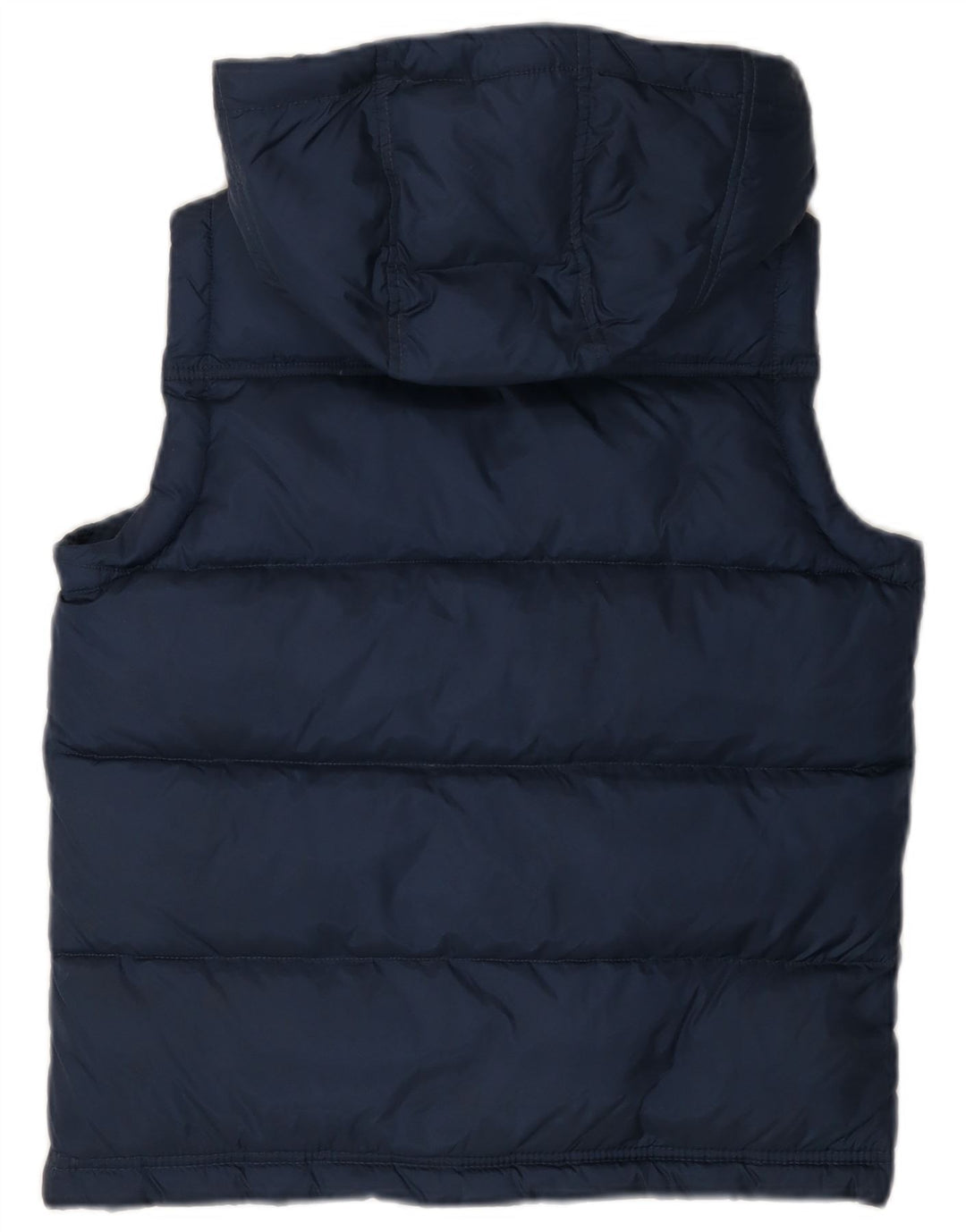 Gilet imbottito con cappuccio per ragazzi BENETTON 11-12 anni 2XL Blu Navy Poliammide