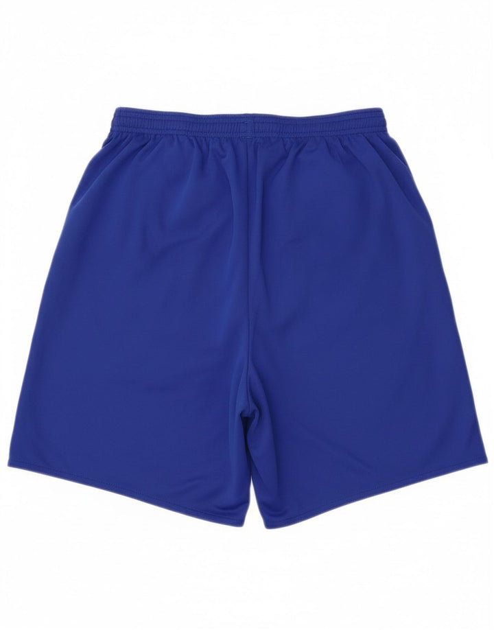 Pantaloncini sportivi Adidas da uomo grandi in poliestere blu