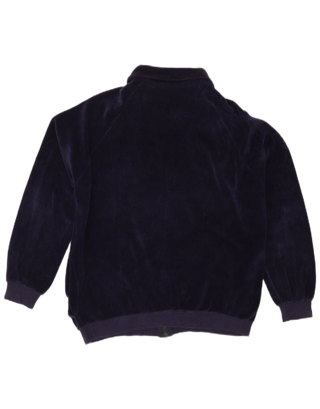 Giacca da tuta da donna VINTAGE UK 16 grande cotone blu navy