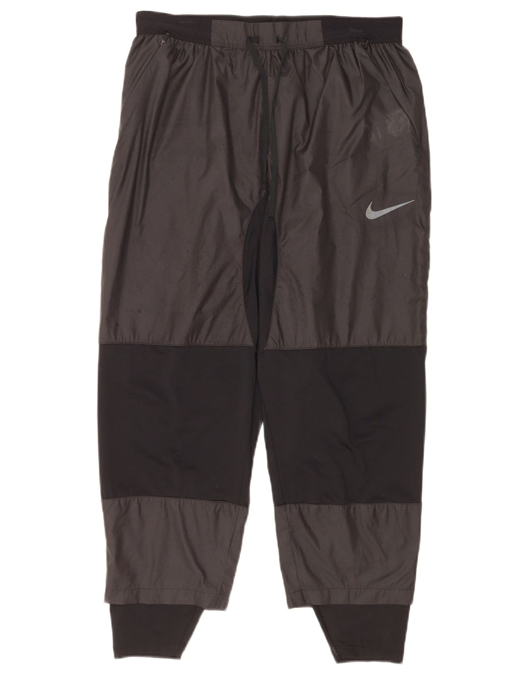 Pantaloni da tuta da uomo Nike Large neri in poliestere color block