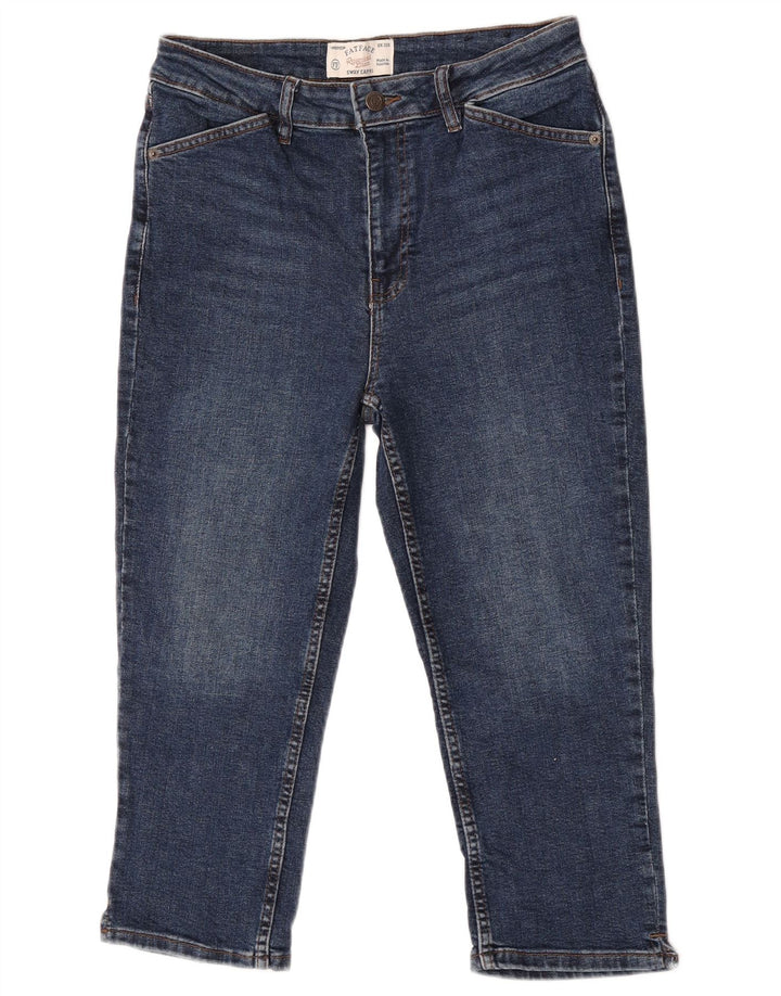 Jeans Capri Sway da donna Fat Face UK 12 Medio W30 L20 Cotone blu