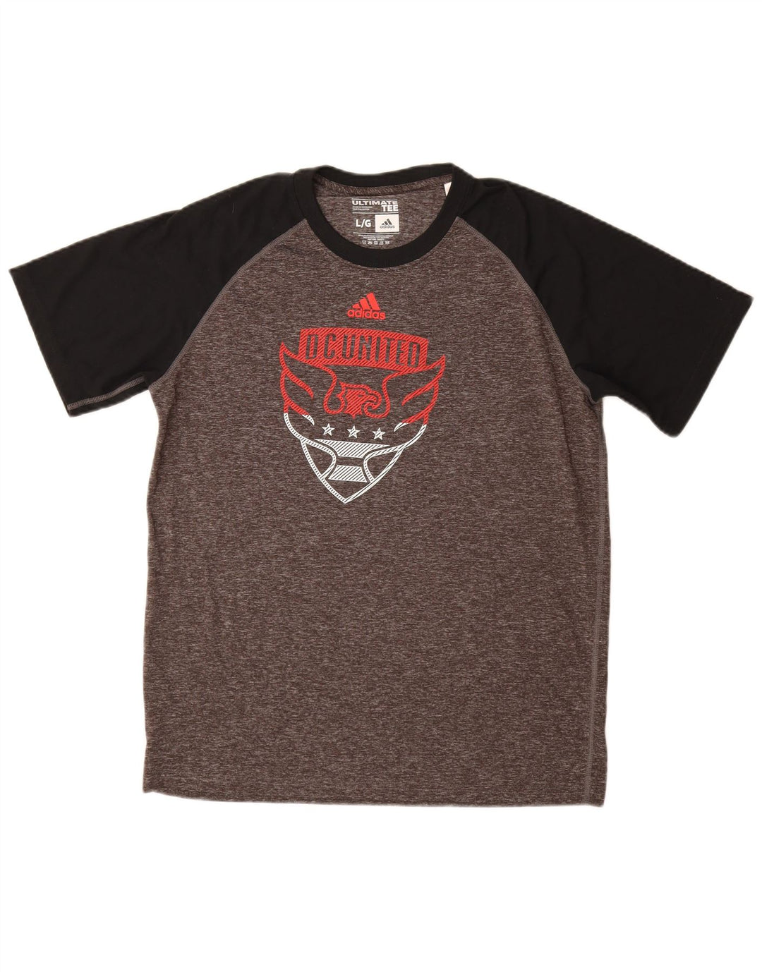 T-shirt grafica da uomo Adidas Top Large color grigio