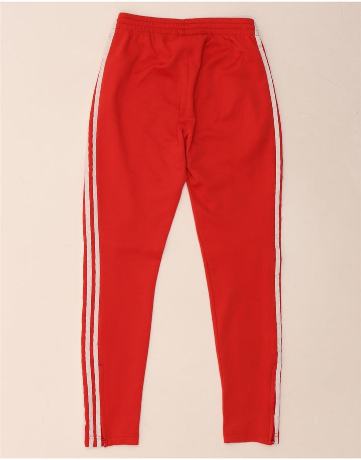 Pantaloni da tuta da donna ADIDAS UK 8 piccoli in cotone rosso