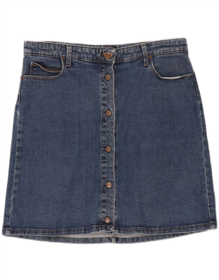 Gonna in denim da donna LEE W31 in cotone blu medio
