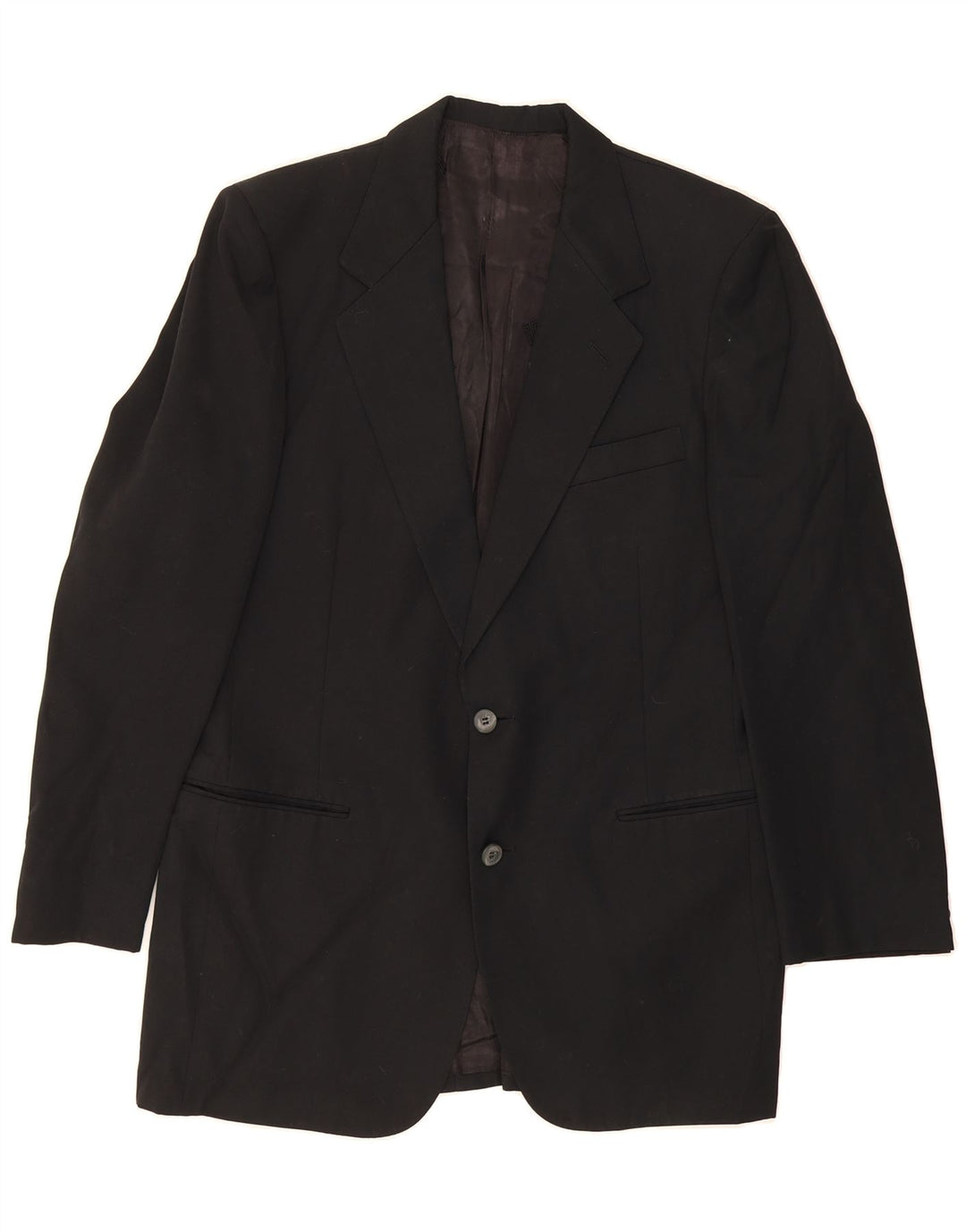 GRODINS Mens 2 Button Blazer Jacket UK 38 Medium Black Vintage Grodins and Second-Hand Grodins from Messina Hembry 