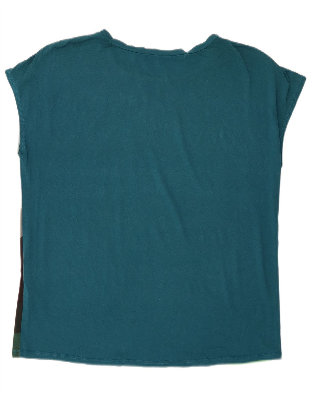 Desigual T-shirt grafica da donna Top UK 14 media multicolore