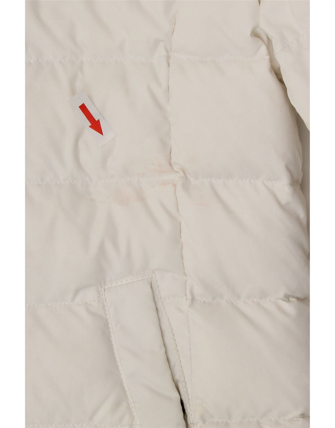 Giacca imbottita da donna Tommy Hilfiger UK 6 XS poliestere bianco