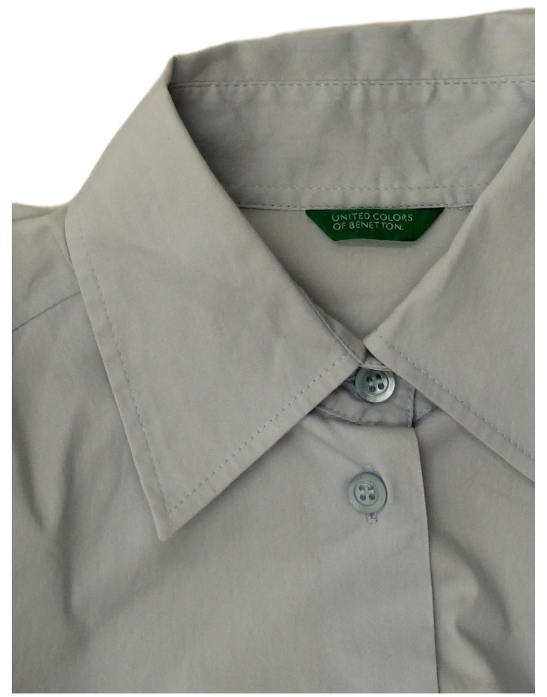 Camicia corta da donna Benetton UK 8 piccola blu