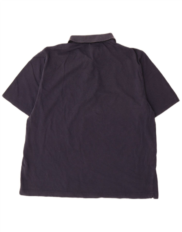 Polo da uomo Lacoste taglia 7 XL in cotone blu navy