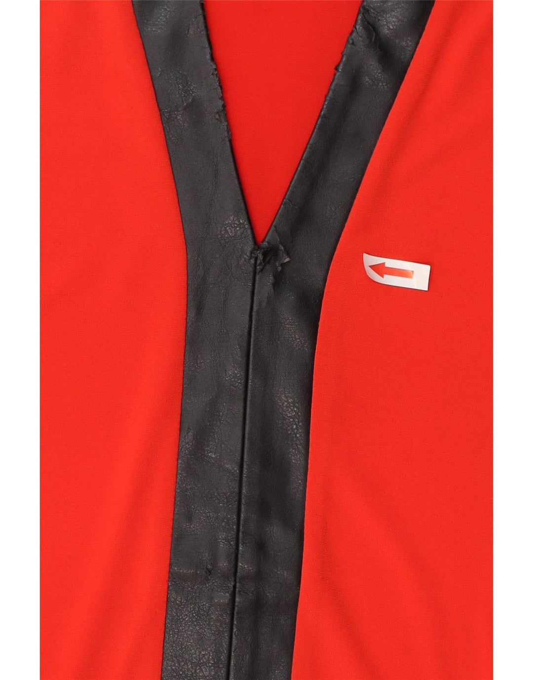 Camicetta da donna Calvin Klein Top UK 10 Small Rosso Colourblock Poliestere