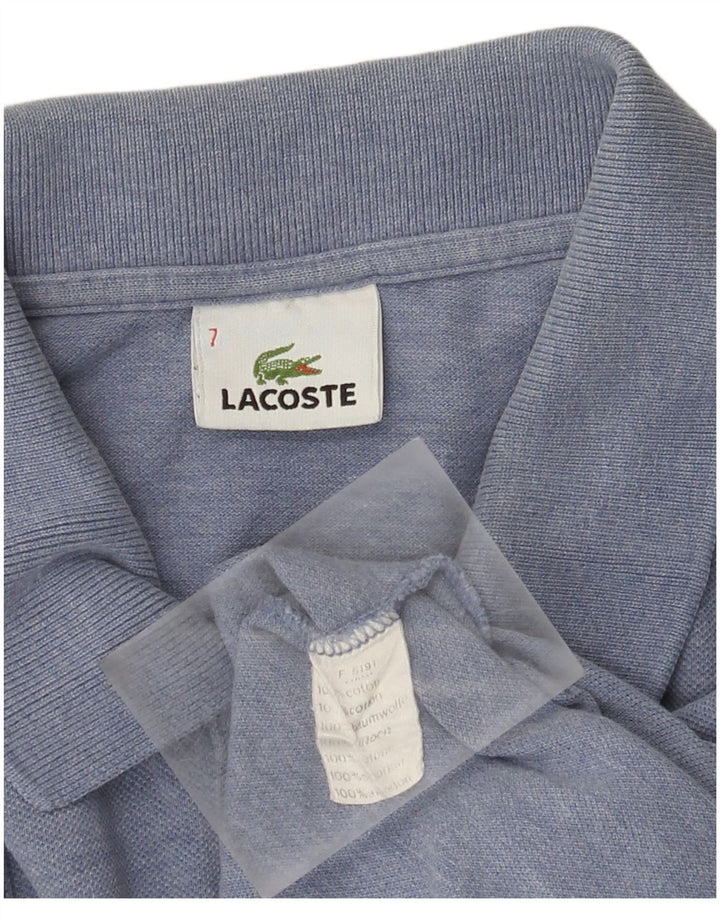 Polo da uomo Lacoste taglia 7 2XL cotone blu