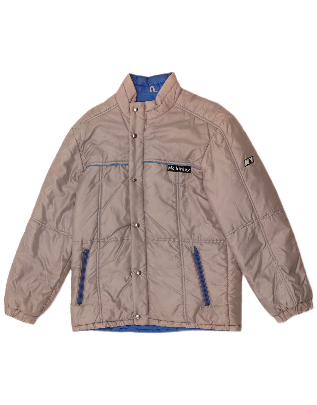 Giacca imbottita con cappuccio da uomo MC Kinley IT 46 Small Poliestere grigio