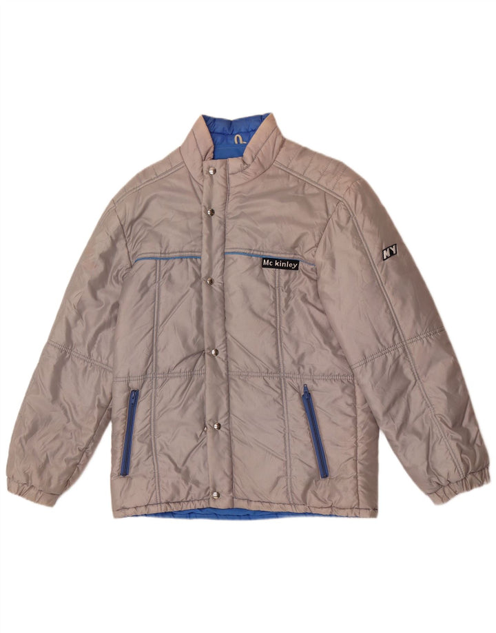 Giacca imbottita con cappuccio da uomo MC Kinley IT 46 Small Poliestere grigio