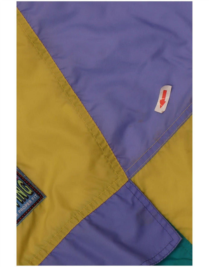 Giacca antipioggia con cappuccio da uomo Marcel Clair EU 46 Small multicolore Colourblock