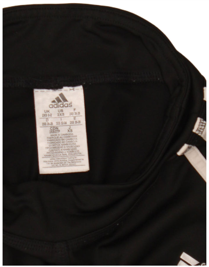 Leggings Adidas da donna UK 0/2 2XS poliestere nero