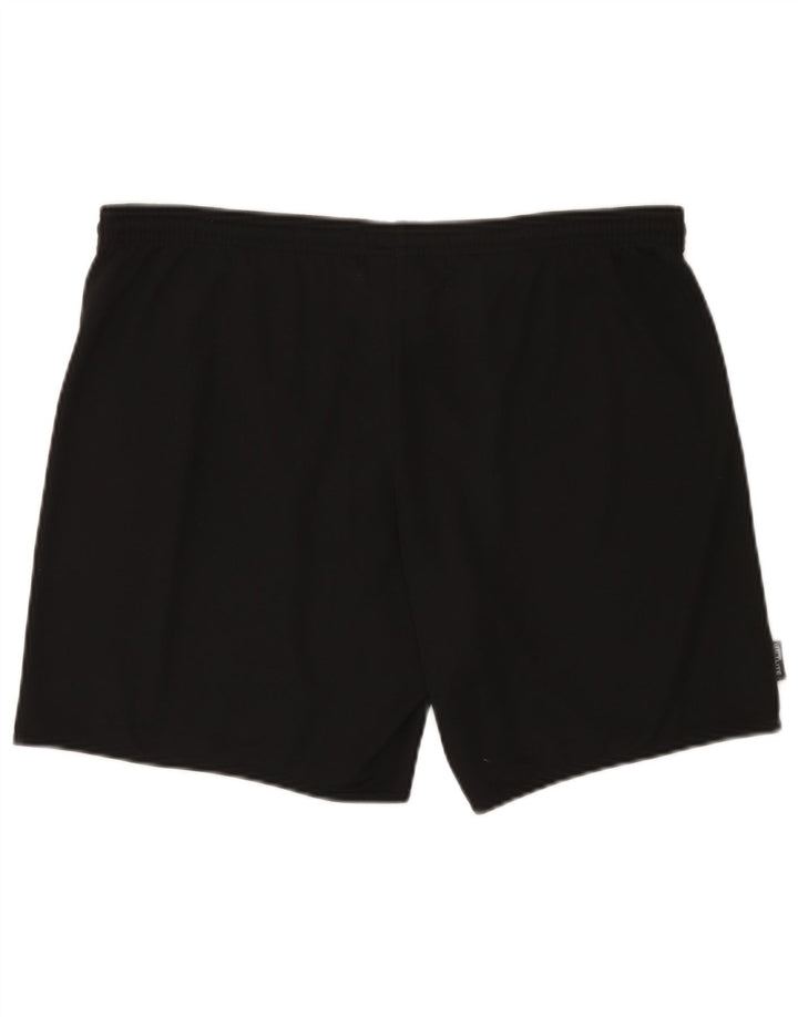 Pantaloncini sportivi Adidas Climalite da uomo medio poliestere nero