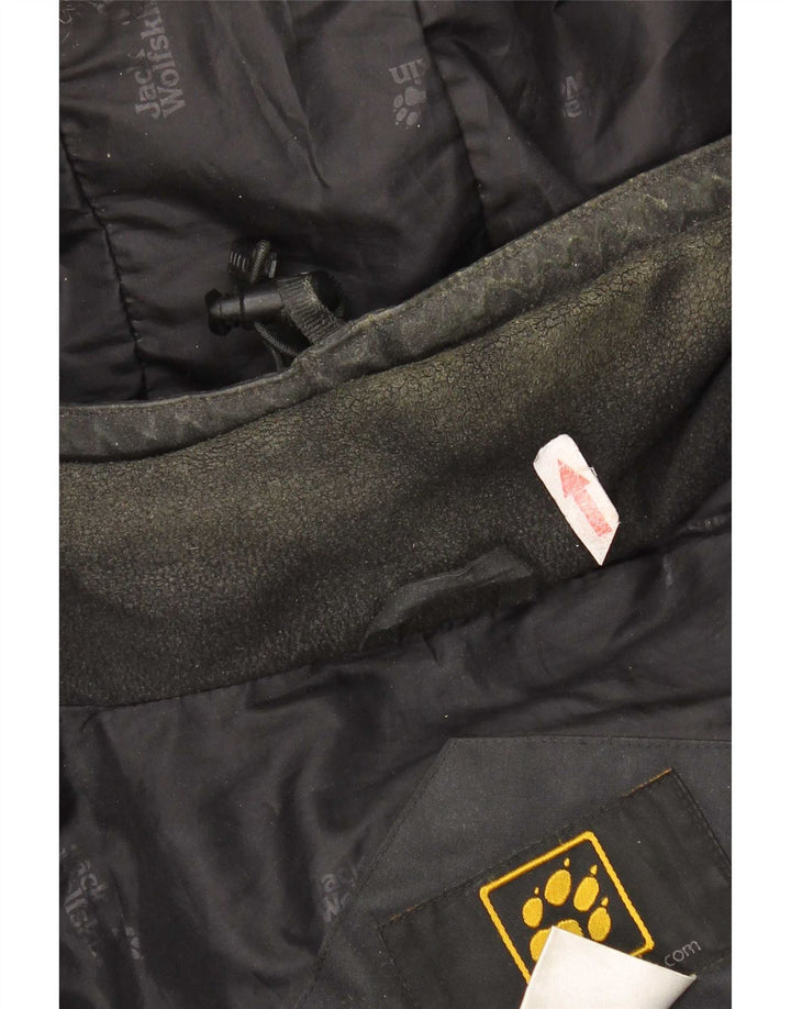 Giacca imbottita con cappuccio da uomo Jack Wolfskin UK 36/38 poliestere nero medio