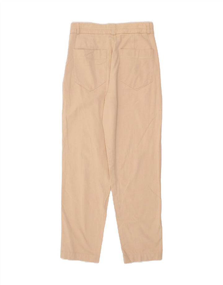 MASSIMO DUTTI Womens Pegged Chino Trousers EU 38 Small W28 L28 Beige Vintage Massimo Dutti and Second-Hand Massimo Dutti from Messina Hembry 