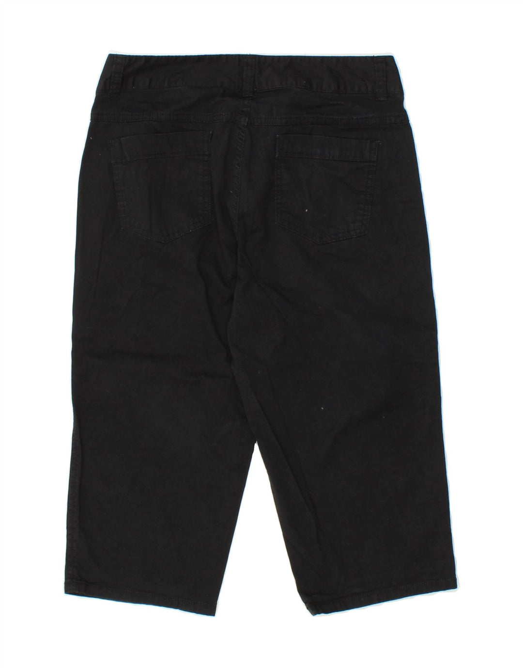 DOCKERS Womens Straight Capri Trousers US 6 Medium W32 L17 Black Cotton Vintage Dockers and Second-Hand Dockers from Messina Hembry 