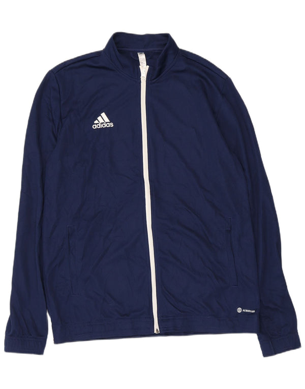 Giacca da uomo Adidas Aeroready Top Jacket Large Blu Navy in poliestere