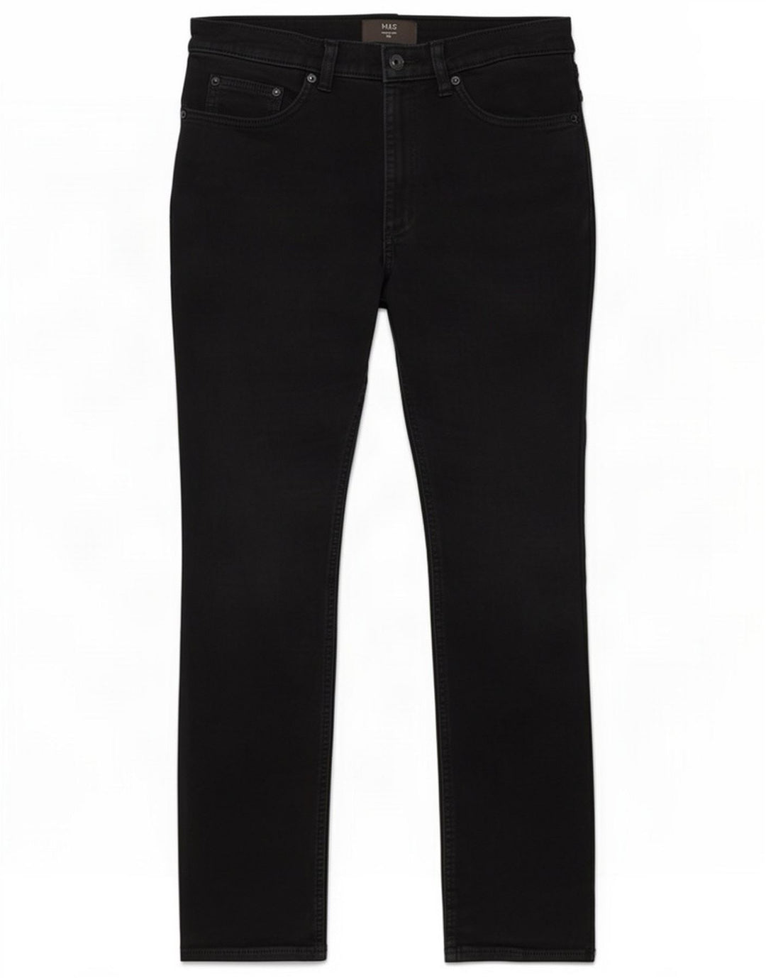 Jeans slim da donna Marks & Spencer W32 L31 cotone nero