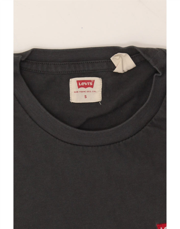 LEVI'S Mens T-Shirt Top Small Grey Cotton Vintage Levi's and Second-Hand Levi's from Messina Hembry 
