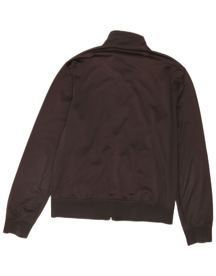 Giacca da tuta grafica da uomo Emporio Armani grande poliestere nero
