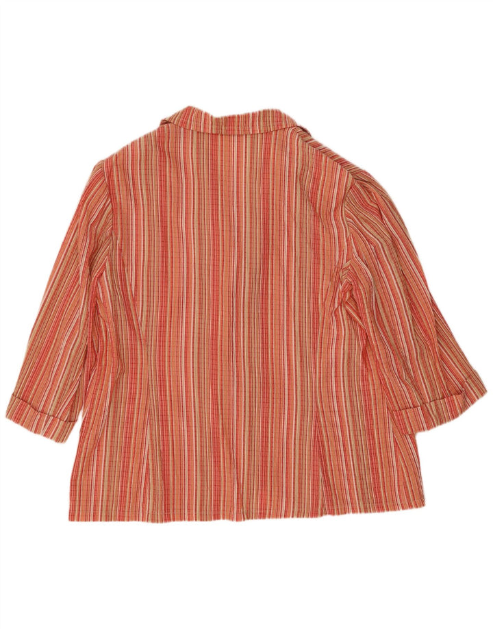 Giacca blazer oversize a 3 bottoni da donna Elisa Landri UK 18 XL multicolore