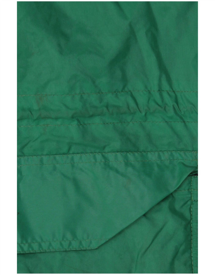 Giacca antipioggia da uomo con cappuccio K-Way UK 42 XL Verde Poliammide