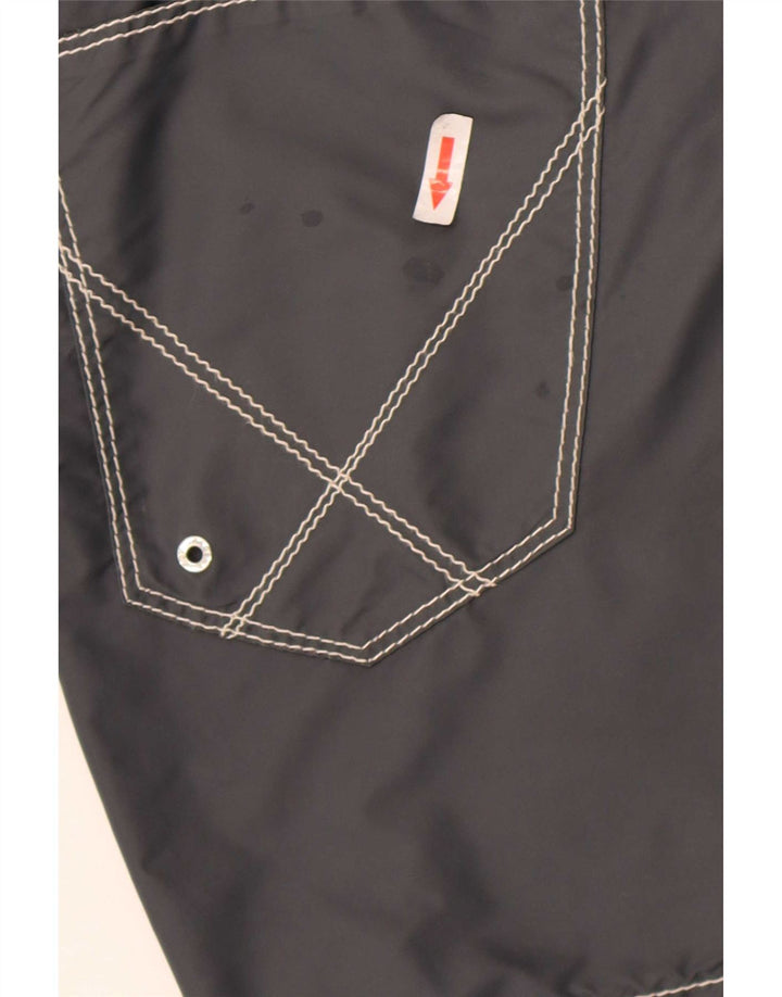 Pantaloncini da bagno da uomo Roy Rogers grigio medio in poliammide